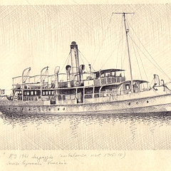 1941 - Piroscafo 'Roma' - dragaggio servizi lagunari Venezia